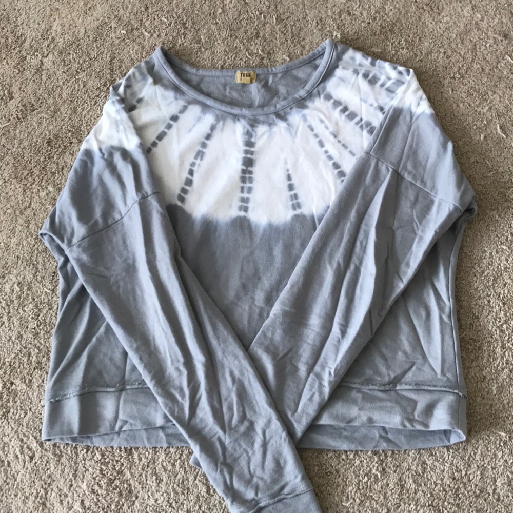 Tie dye style pullover